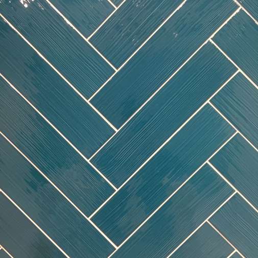 Glänzende Wandfliese, Streifeneffekt, 10x40 Ottanio - Paintboard, Tonalite