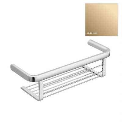 Golden brass wall rack for objects - Lulù, Colombo Design