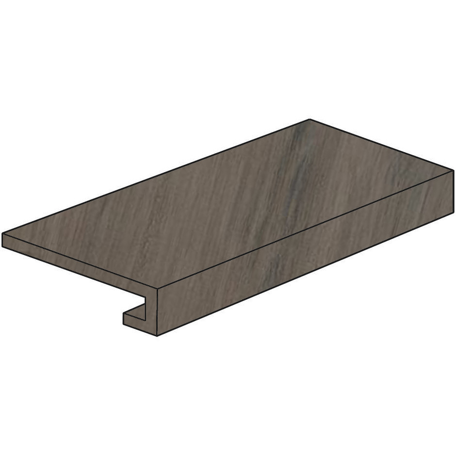 Gradone effetto legno gres porcellanato Marrone Scuro 33x120cm - Tavolato, Casalgrande Padana