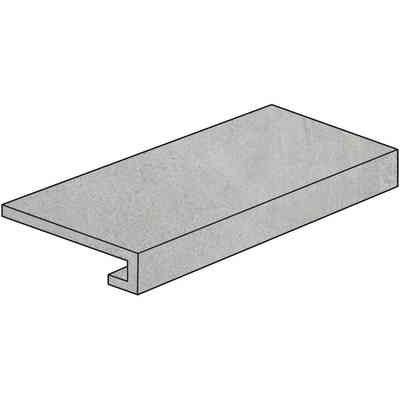 Gradone gres porcellanato effetto cemento rasato Grigio 33x60cm . Cemento, Casalgrande Padana