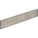 Gray beige concrete effect skirting board 7x90 cm, rectified, Greige - Entropia, Dom Ceramiche