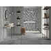 Gray concrete effect porcelain stoneware, Wall mosaic 30x30 cm - Entropia, Dom Ceramiche