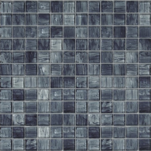 Gray glass mosaic, tesserae 2.5x2.5 cm, OP 25.34 - Opera, Bisazza