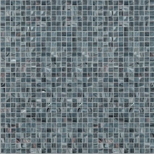 Gray glass paste micromosaic 10.86 with installation kit - Gemme, Bisazza