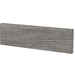 Gray porcelain stoneware wood effect skirting, Malga, 10x60 cm - Cadore, Cotto d'este