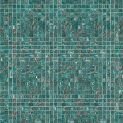 Green glass micromosaic 10.42 with installation kit - Gemme, Bisazza