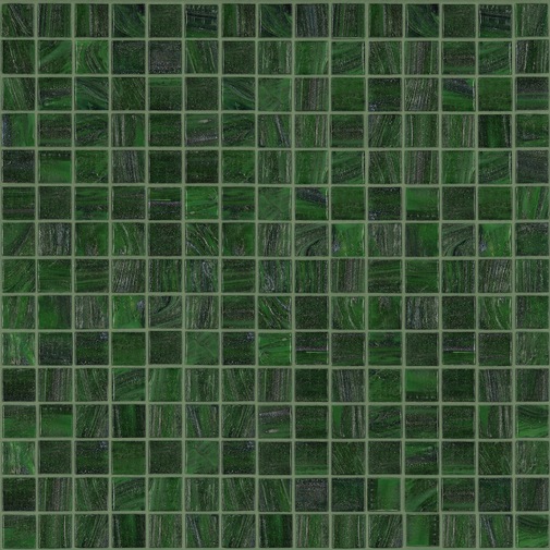 Green glass paste mosaic 20.55 with installation kit - Gemme, Bisazza