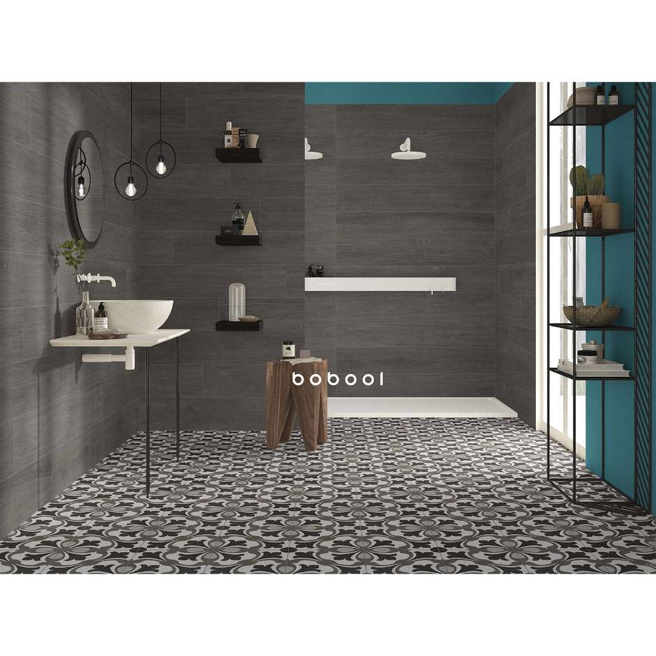 Gres effetto cementina, decoro beige 25x25 Rug - Comfort C, Dom Ceramiche