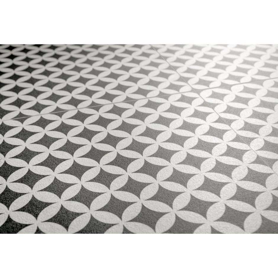 Gres effetto cementina decoro grigio 25x25 Geo - Comfort C, Dom Ceramiche