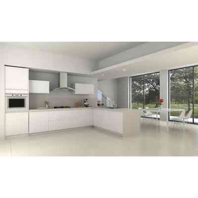 Gres effetto cemento grigio chiaro, Concrete White 60x60 - Set, Ceramica Sant'Agostino