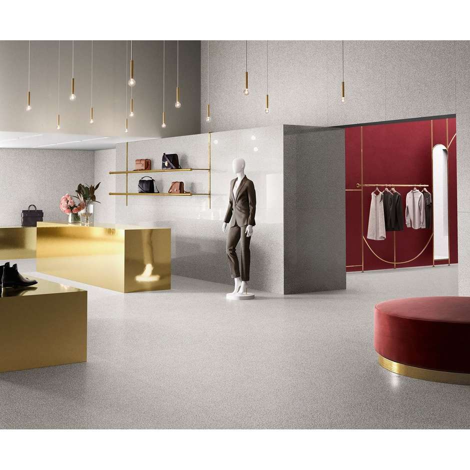 Gres effetto graniglia marmo opaco Grey 60x60 - Newdecò, Ceramica Sant'Agostino