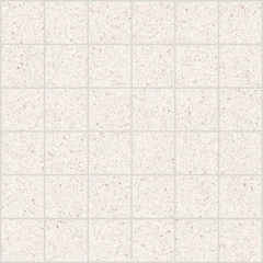 Gres Mosaico Light 30x30 graniglia di marmo chiaro, Newdecò tessere lucide/opache, Ceramica Sant'Agostino