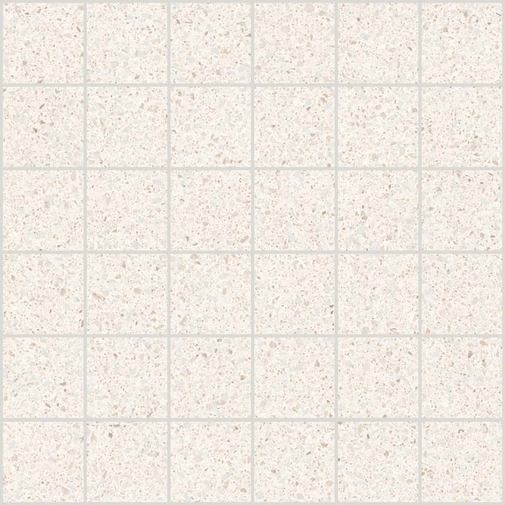 Gres Mosaico Light 30x30 éclats de marbre clair, tesselles Newdecò brillant/mat, Ceramica Sant'Agostino