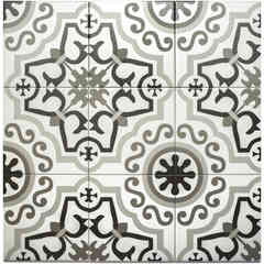 Gres porcellanato 20x20 effetto cementina Vintage Grey Nr. 15 di Boxer