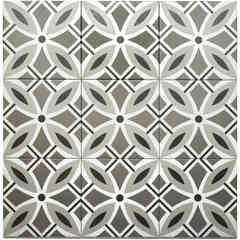 Gres porcellanato 20x20 effetto cementina Vintage Grey Nr. 18 di Boxer