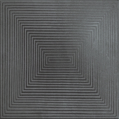 Gres porcellanato con decoro effetto cemento Rug Antracite 60x60cm - Cemento, Casalgrande Padana