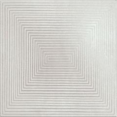 Gres porcellanato con decoro effetto cemento Rug Bianco 60x60cm - Cemento, Casalgrande Padana