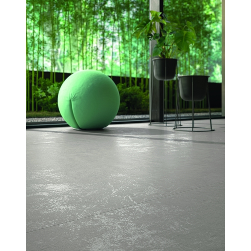 Gres porcellanato design minimale effetto resina rettificato colore Grigio 90x90 cm - Resina, Casalgrande Padana