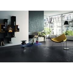 Gres porcellanato design minimale effetto resina rettificato colore Nero 90x90 cm - Resina, Casalgrande Padana