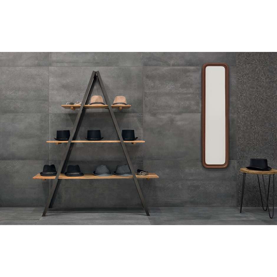 Gres porcellanato effetto cemento, 75x75 cm Antracite - Entropia, Dom Ceramiche
