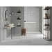 Gres Porcellanato effetto cemento, 75x75 cm Bianco - Entropia, Dom Ceramiche