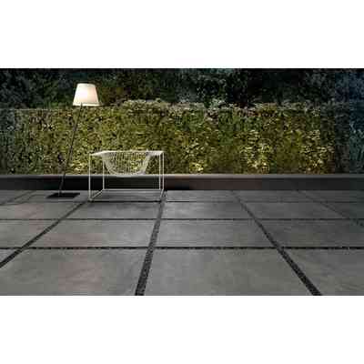 Gres porcellanato effetto cemento Concrete Dark 60x60 - Set, Ceramica Sant'Agostino