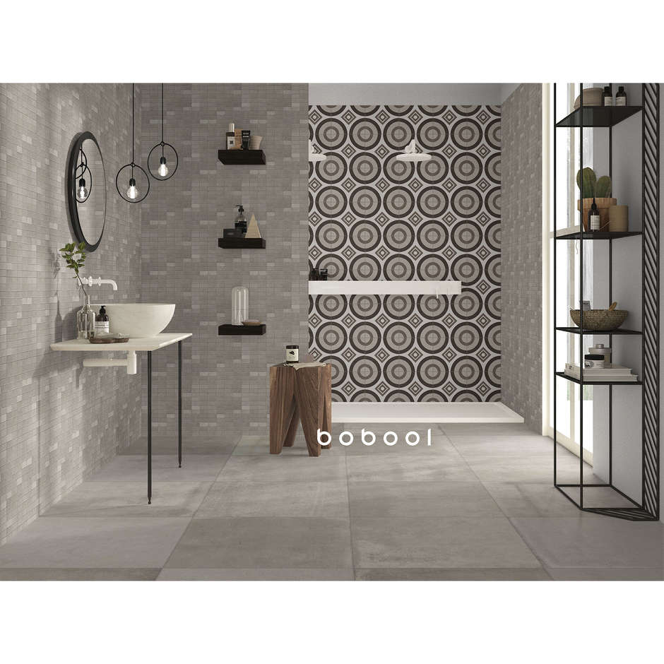 Gres porcellanato effetto cemento grigio beige, Greige 60x60 cm - Entropia, Dom Ceramiche