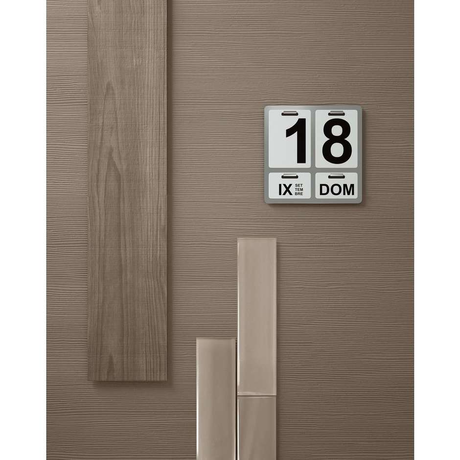 Gres porcellanato effetto legno a spina Francese (spina 45°), Chevron Wood Taupe, 9,4x49 cm - Shade, Ceramica Sant'Agostino