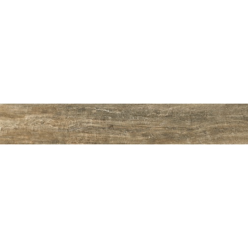 Gres porcellanato effetto legno invecchiato marrone 16,4x99,8 cm, antiscivolo per esterno, Brown Exterieure - Barnwood, Dom Ceramiche