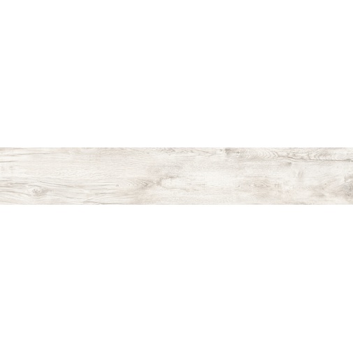 Gres porcellanato effetto legno naturale chiaro, 25x150 cm White - Logwood, Dom Ceramiche
