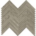 Gres porcellanato effetto legno naturale, decoro geometrico a lisca di pesce,  29,1x33,1 cm, Chevron Tin - Comfort W, Dom Ceramiche 