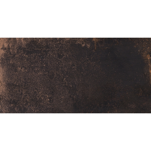 Gres porcellanato effetto metallo ossidato, Black 30x60 cm - Oxidart, Ceramica Sant'Agostino