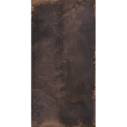Gres porcellanato effetto metallo ossidato, Black 60x120 cm - Oxidart, Ceramica Sant'Agostino