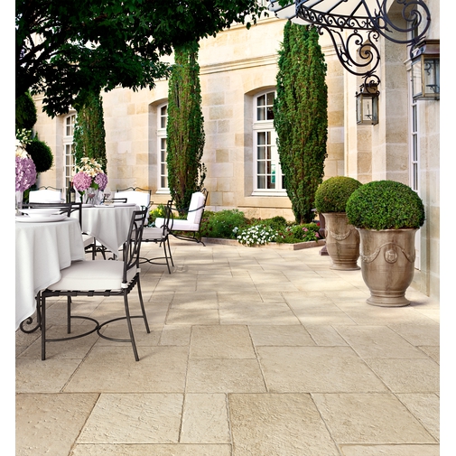 Gres porcellanato effetto pietra anticata Amboise 40x40 - Chateau Royal, Blustyle