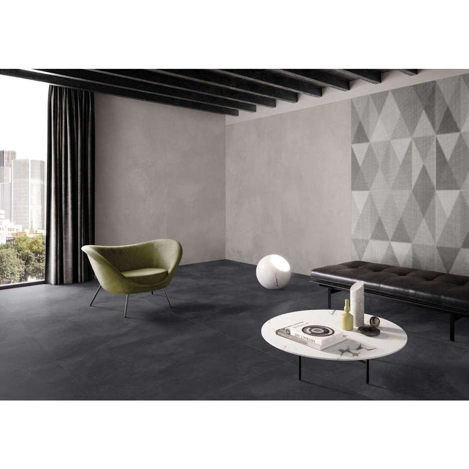 Gres porcellanato effetto pietra colore nero Tavolara 15x15 cm - Pietre di Sardegna, Casalgrande Padana