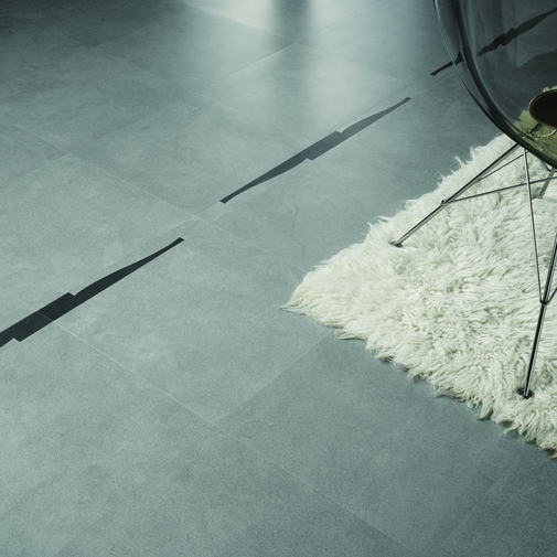 Gres porcellanato effetto pietra Grigio Capalbio 45x45 cm - Pietre Etrusche, Casalgrande Padana