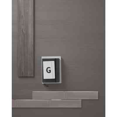 Gres porcellanato effetto resina a rilievo, Shadelines Grey 60x120 cm - Shade, Ceramica Sant'Agostino