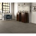 Gres porcellanato effetto resina grigio scuro, 44,5x90 cm Tin - Comfort R, Dom Ceramiche