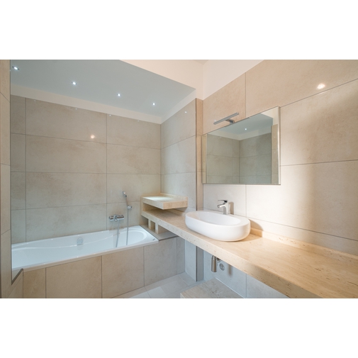 Gres porcellanato rettificato effetto pietra Bianco Porto Rotondo Lappato 60x60 cm - Pietre di Sardegna, Casalgrande Padana