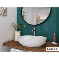 Gres smaltato eff. tessuto 15x15 Teal opaco 2a scelta Tonalite - Crete