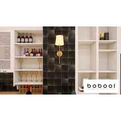 Gres smaltato effetto tessuto 15x15 Nero Ink opaco Tonalite - Crete