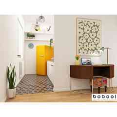 Gres smaltato, esagona con decoro, 15X17,1, Exatarget Tabacco - Examatt, Tonalite