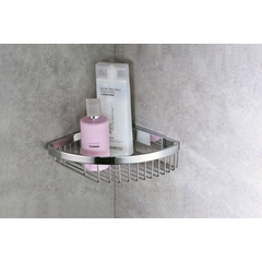 Griglia doccia angolare cromato con vaschetta sganciabile profonda 5.8 cm - Colombo Design