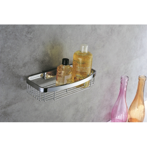 Griglia doccia da muro cromato con vaschetta sganciabile profonda 5,8 cm - Colombo Design