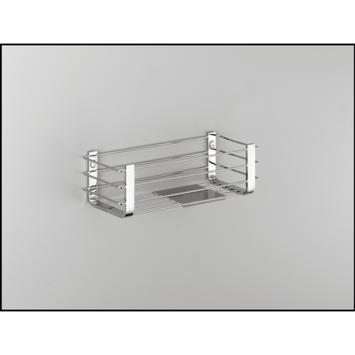 Grille porte-savon pour douche, chromée, pour mur - Colombo Design