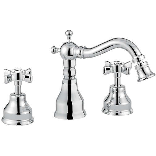 Groupe bidet 3 trous, bec, manettes chaud/froid 825 Princeton Bugnatese