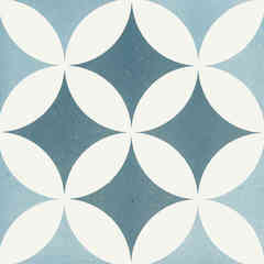 Grès cérame décoré premier choix, Azzurro 12, 20x20 cm - Reverie, Unicom Starker