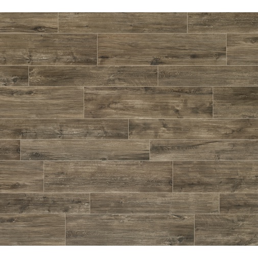 Grès cérame effet bois naturel, 25x150 cm Taupe - Logwood, Dom Ceramiche