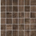 Grès cérame effet bois naturel, 36,6x32,6 cm, mosaïque Brown Mix - Logwood, Dom Ceramiche
