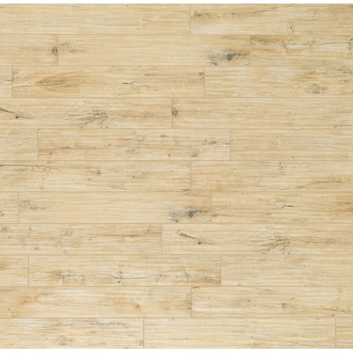 Grès cérame effet bois naturel beige clair, 25x150 cm Cream - Logwood, Dom Ceramiche